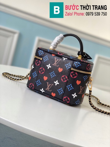 Túi Louis Vuitton Game On Vanity PM Bag siêu cấp màu đen size 19 cm - M57482