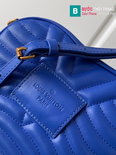 Túi xách Louis Vuitton New wave heart bag siêu cấp da bò màu xanh size 18cm - M52796