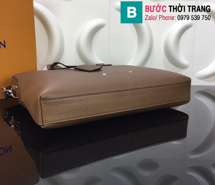 Túi Louis Vuitton Armand Briefcase PM siêu cấp màu nâu size 36 cm - M53490