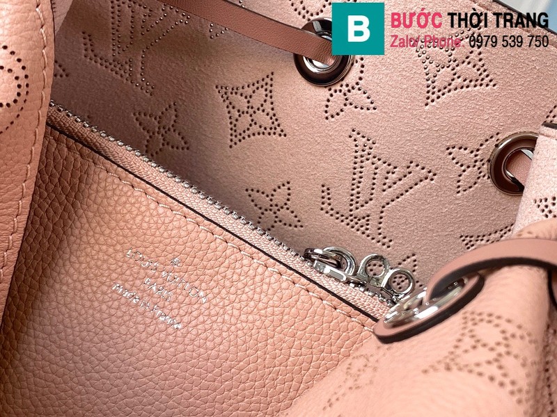 Túi xách Louis Vuitton Muria siêu cấp da bê màu hồng size 25 cm - M55801