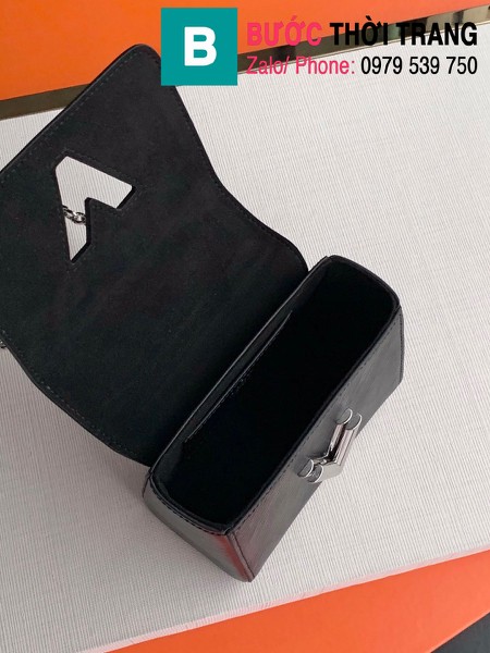 Túi xách Louis Vuitton Twist Mini siêu cấp màu đen size 15.5 cm - M56117