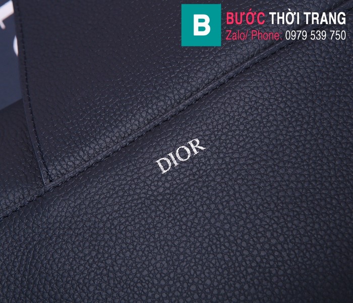 Túi xách Dior Saddle Bag {túi yên ngựa} siêu cấp da bê màu đen size 20 cm 