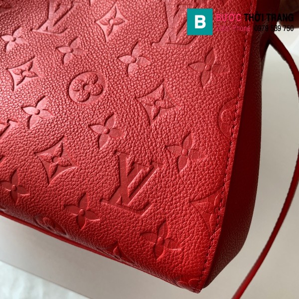 Túi xách Louis Vuitton Montaigne BB siêu cấp da bò màu đỏ size 29 cm - M41053