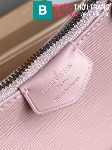 Túi LV Louis Vuitton Easy Pouch On Strap siêu cấp da bê màu hồng size 19cm - M80471