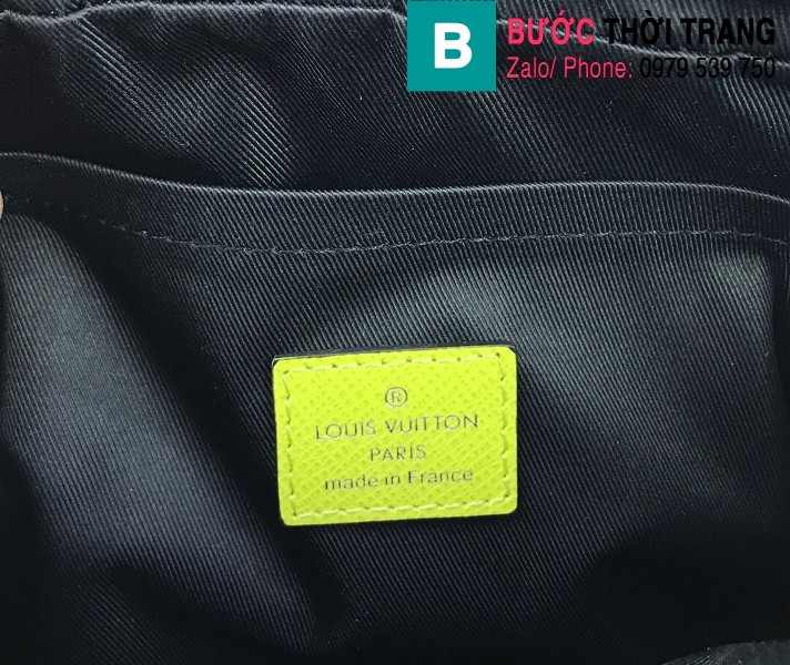 Túi Louis Vuitton Outdoor Messenger siêu cấp màu vàng chanh size 25cm - M30233