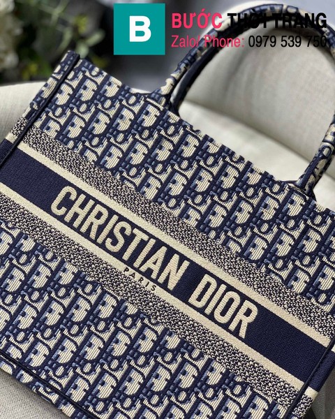 Túi xách Dior Book Tote siêu cấp chất liệu vải casvan màu 1 size 36.5cm - M1286