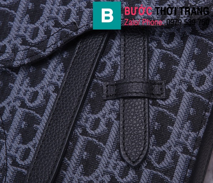 Túi đeo chéo Dior Oblique Bag siêu cấp vải casvan màu 3 size 16cm - CD93306