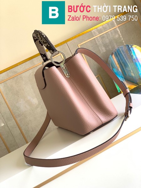 Túi xách LV Louis Vuitton Capucines Bag siêu cấp da bê màu hồng sze 31cm - M92800 
