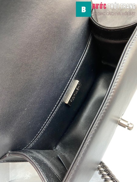 Túi xách Chanel boy siêu cấp python leather màu 8 size 20 cm - A94805