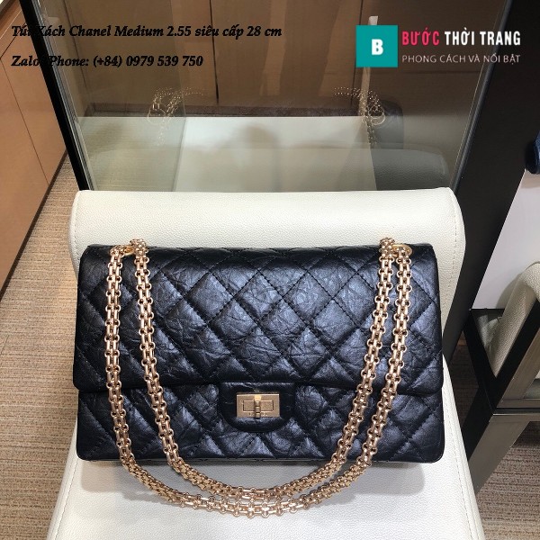 Túi xách Chanel Medium 2.55 đeo chéo hàng siêu cấp 28cm - 037587