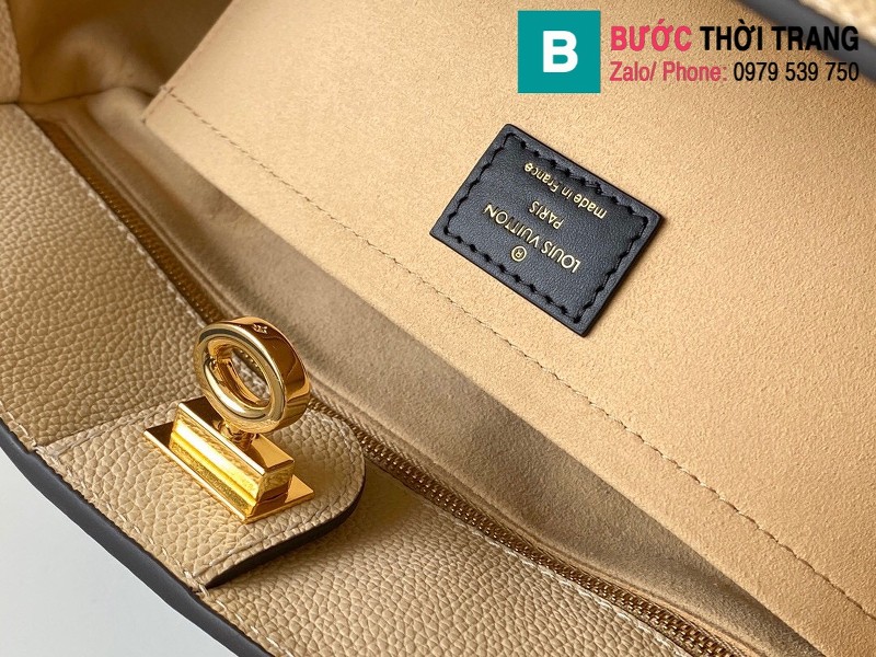 Túi xách Louis Vuitton On My Side siêu cấp da bê màu rêu size 30.5 cm - M55302