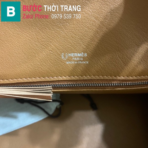  Túi xách Hermes Birkin siêu cấp da Togo màu trắng 5 size 30cm