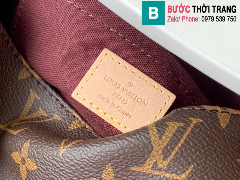 Túi Louis Vuitton Favorite MM siêu cấp màu nâu họa tiết size 28 cm - M40718