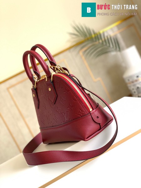 Túi xách LV Louis Vuitton Neo Alma BB siêu cấp màu đỏ size 25 cm - M44829