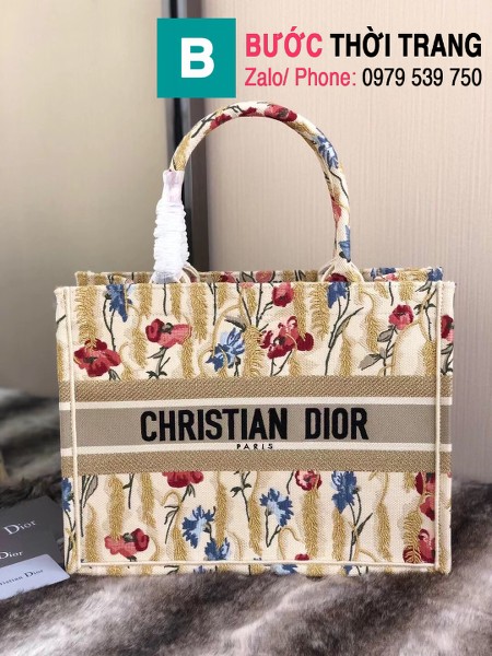 Túi xách Dior Book tote siêu cấp casvan màu 6 size 41.5cm - M1286 