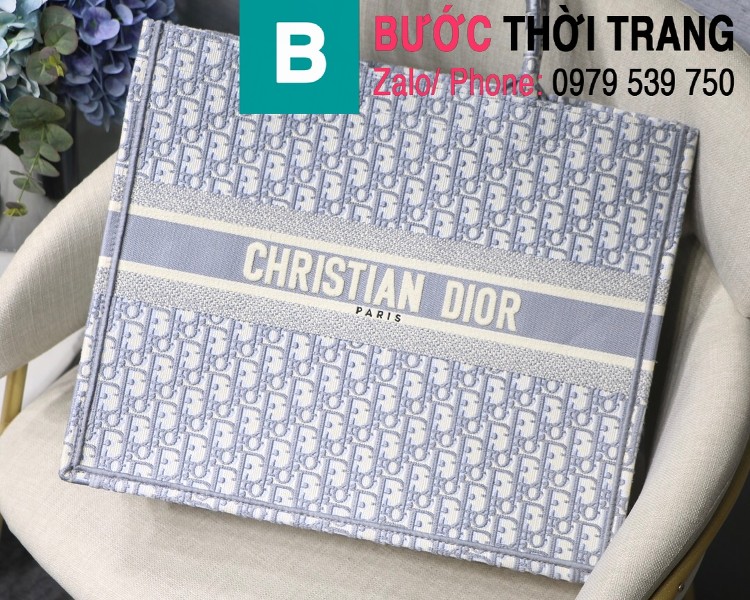 Túi xách Dior Book tote siêu cấp casvan màu 4 size 36.5cm - M1286