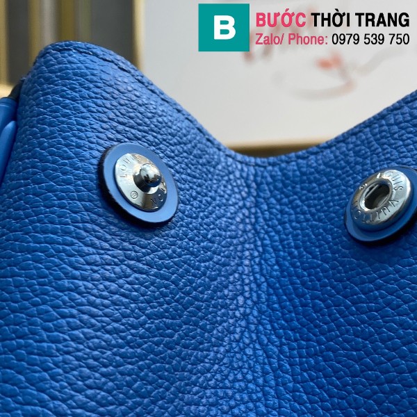 Túi xách Louis Vuitton Grenelle PM Tote bag siêu cấp da bò vân epi màu xanh size 27cm - M57680