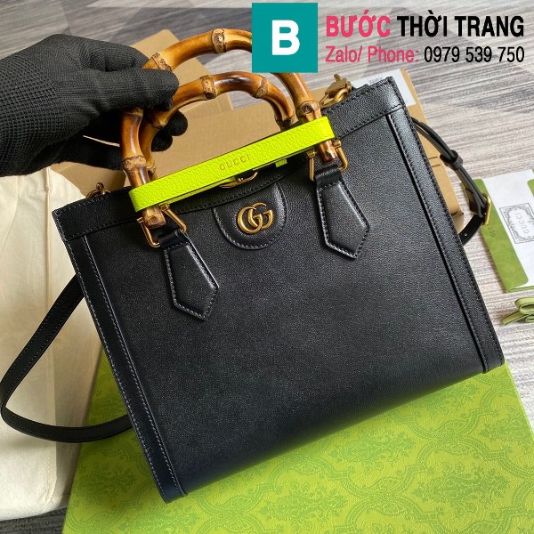 Túi xách Gucci Diana small tote bag siêu cấp da bê màu đen size 27cm - 660195