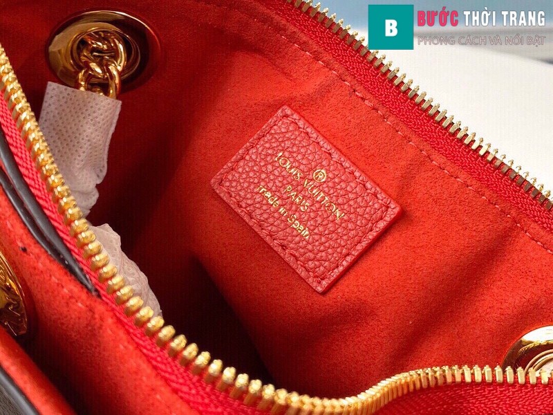Túi xách LV LOUIS VUITTON Surene BB Chain Shoulder Bag siêu cấp màu đỏ size 24cm - M 43776