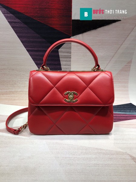 Túi Xách Chanel Trendy CC siêu cấp size 25cm màu đỏ