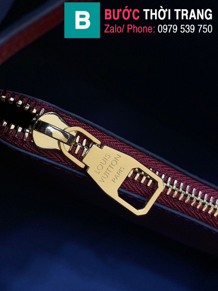 Túi xách Louis Vuitton NeoNoe siêu cấp da bò màu đỏ đô size 26 cm - M45256