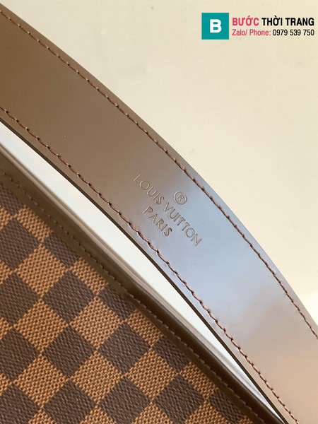 Túi xách Louis Vuitton Delightful MM siêu cấp Canvas Monogram màu nâu kẻ cá rô size 41cm - M50156