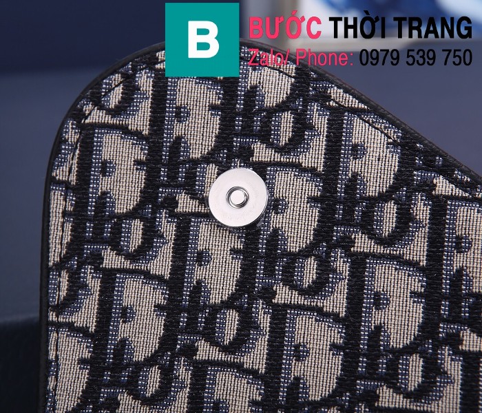 Túi xách Dior Saddle Bag siêu cấp chất liệu vải casvan màu 4 size 28.6cm 