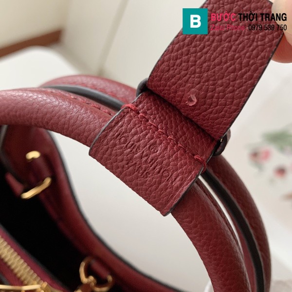 Túi xách Louis Vuitton Montaigne BB siêu cấp da bò màu đỏ đô size 29 cm - M41053