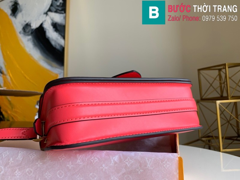 Túi xách Louis Vuitton Pont 9 siêu cấp da bò màu hồng size 23 cm - M55980
