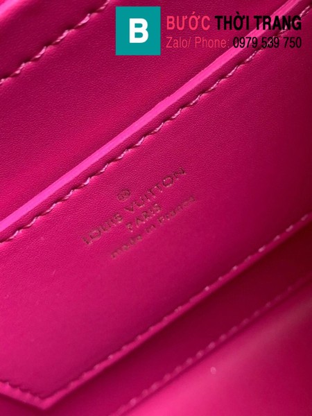 Túi xách Louis Vuitton Twist One Handle PM siêu cấp màu đen size 25 cm - M57093