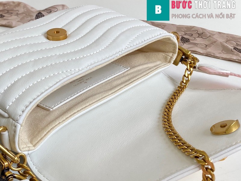 Túi xách LV Louis Vuitton New wave Multi-Pochete siêu cấp màu trắng size 19cm - M56466