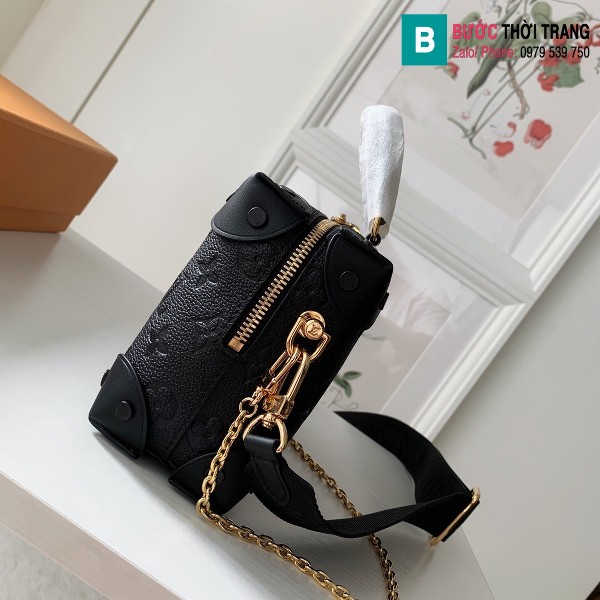 Túi Louis Vuitton Bag Virgil Abloh Locky BB siêu cấp màu đen size 20 cm - M56319