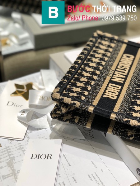 Túi xách Dior Mini Book Tote siêu cấp casvan màu 2 size 23cm 