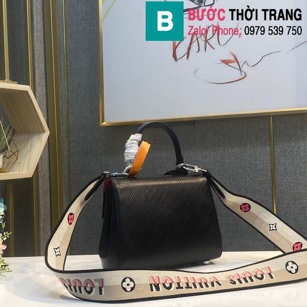 Túi xách Louis Vuitton Cluny siêu cấp da Epi màu đen size 20cm - M58931 
