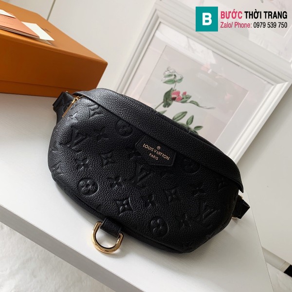 Túi xách Louis Vuitton Bumbag siêu cấp màu đen size 23 cm - M44812 