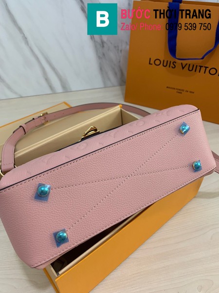 Túi xách Louis Vuitton Georges BB siêu cấp màu hồng size 27.5 cm - M53942