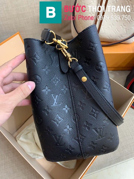 Túi xách Louis Vuitton NeoNoe siêu cấp da bò màu đen size 26 cm - M45256