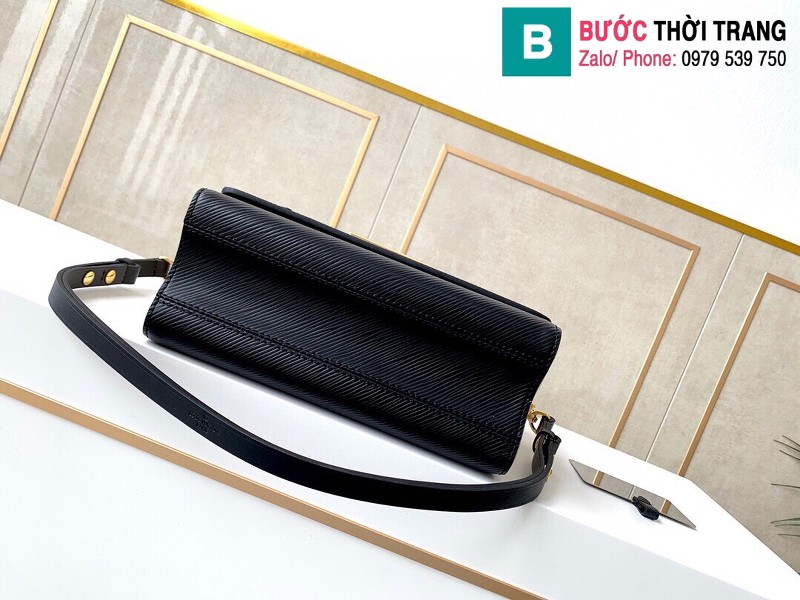 Túi xách Louis Vuitton Crafty Twist MM siêu cấp màu đen size 23 cm - M56780