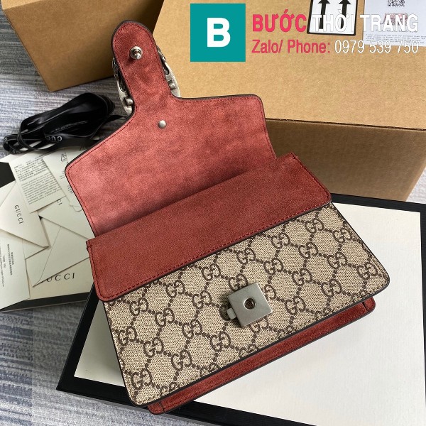 Túi xách Gucci Dionysus siêu cấp small da gốc khóa đầu rồng viền ngói size 20 cm - 421970 