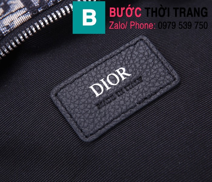 Túi xách Dior Saddle Bag siêu cấp chất liệu vải casvan màu 7 size 28.6cm