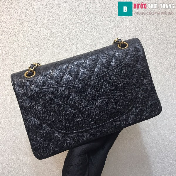 Túi xách Chanel Classic siêu cấp màu đen size 25 cm - 1112 
