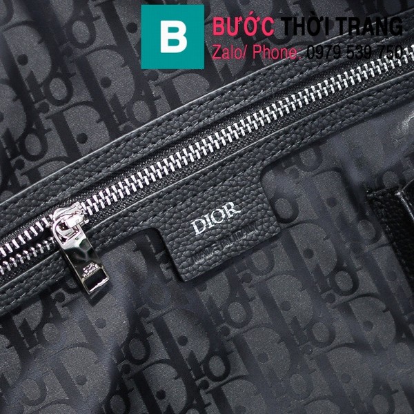 Túi xách Dior Oblique Bag siêu cấp cỡ lớn vải casvan màu 1 size 48cm 