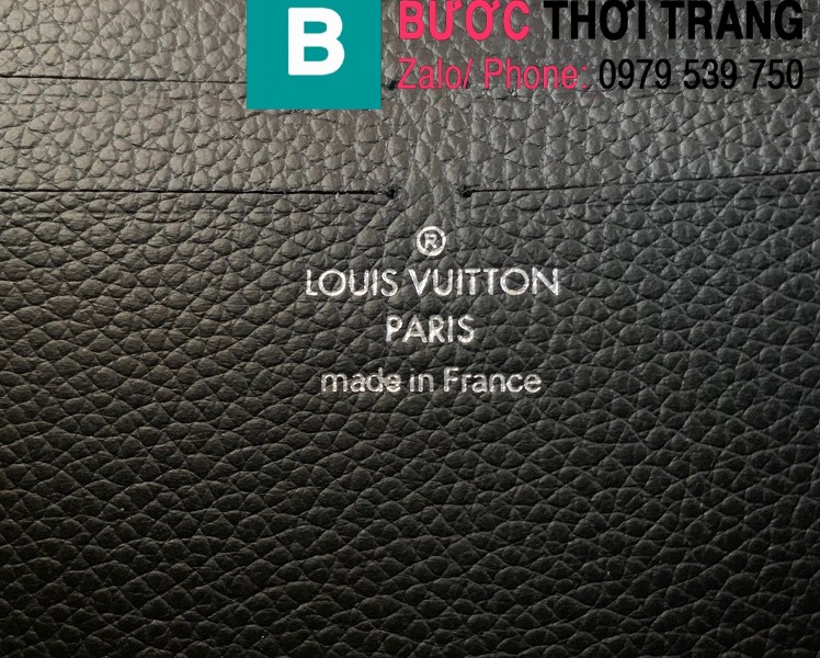 Túi xách Louis Vuitton Mylockme Clutch siêu cấp da bê màu đen size 23.5 cm - M56088