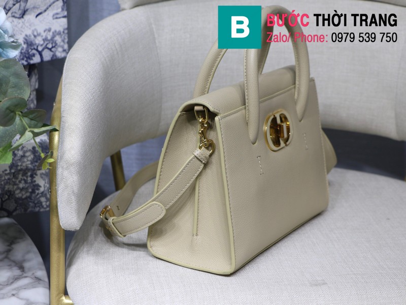 Túi xách Dior St. Honoré Bag siêu cấp da bê màu galet size 25cm 