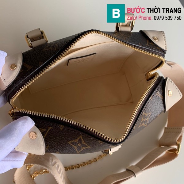 Túi xách Louis Vuitton Locky BB siêu cấp màu trắng ngà size 20 cm - M48818