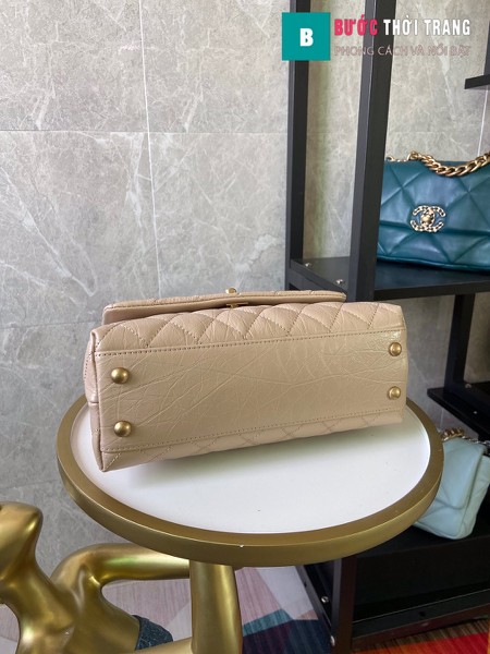 Túi xách Chanel Coco siêu cấp màu nude nhạt size 29 cm - A92992 
