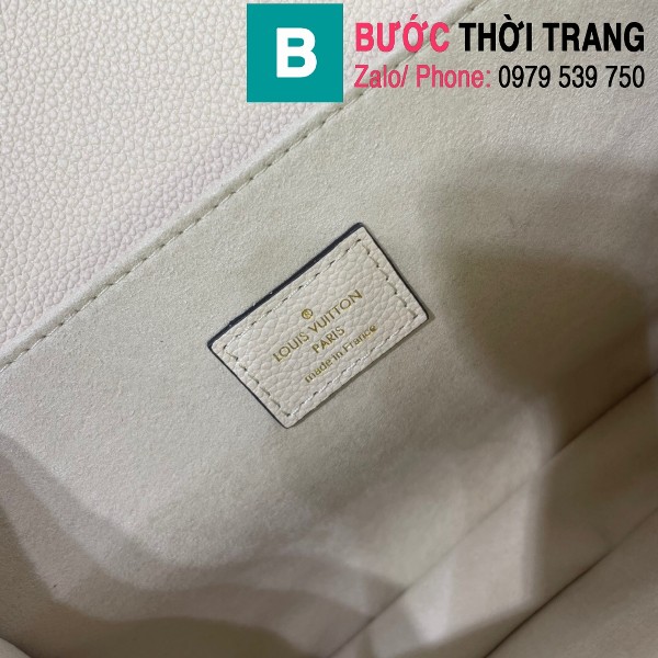 Túi xách LV Louis Vuitton Pochette Metis siêu cấp da bê màu trắng size 25cm - M45596
