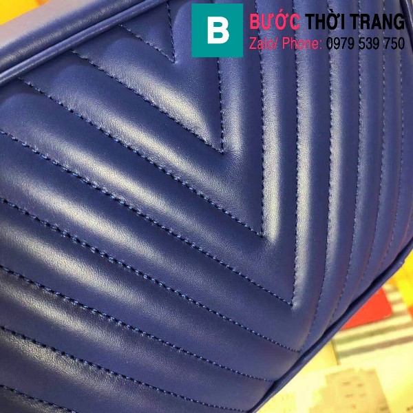Túi xách Louis Vuitton New Wave siêu cấp da bê màu xanh dương size 21.5 cm - M53683