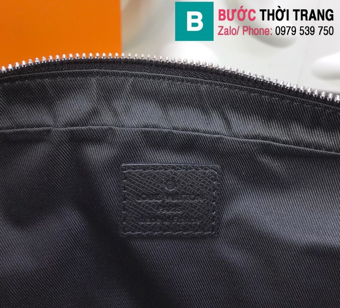 Túi Louis Vuitton Outdoor Messenger siêu cấp màu đen size 25cm - M30241