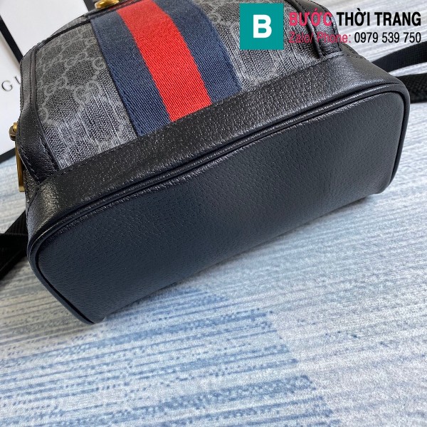 Túi xách Gucci Ophidia GG small backpack siêu cấp viền đen size 22 cm - 547965